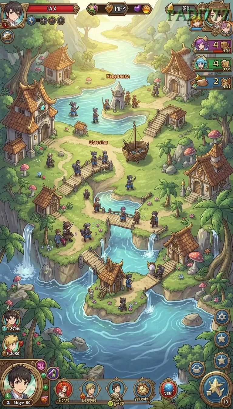Galeri pratinjau visual padi777 build APK resmi terbaru
